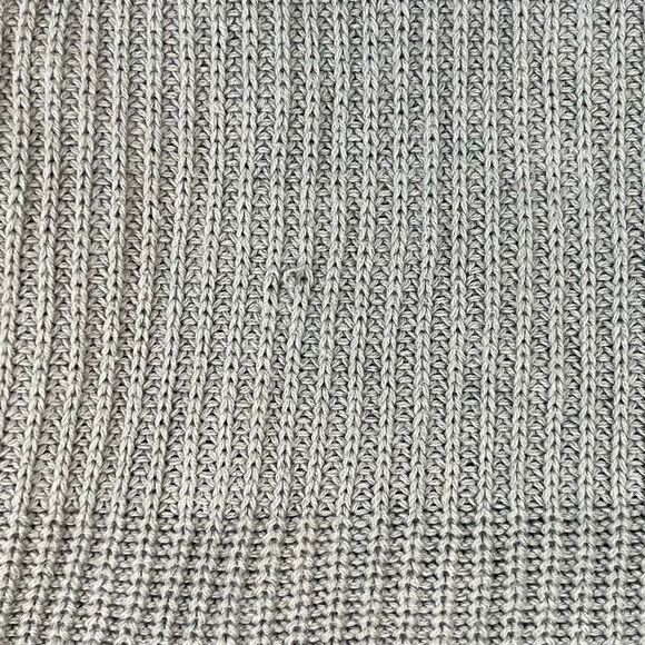 Cabi Fair Play Ribbed Blue Reversible Knit Sweater Large - Picture 6 of 13